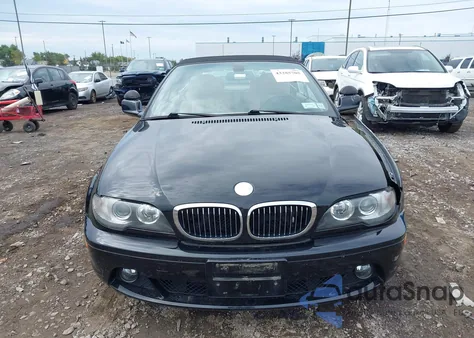2006 BMW 325Ci из США, поврежденный, VIN WBABW33486PX85565